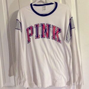 Pink LS T Shirt LG